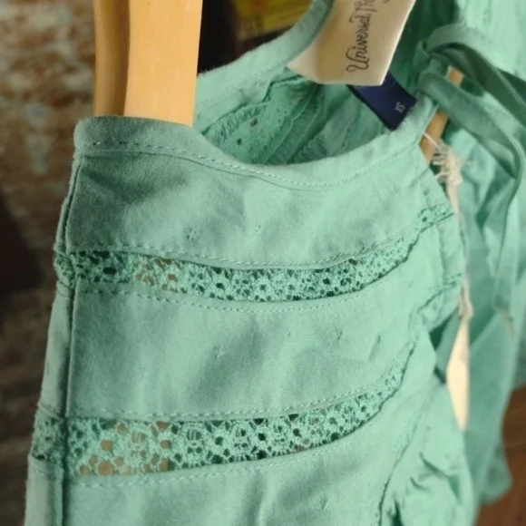 NWT universal thread cotton peasant top xs - Picture 4 of 4